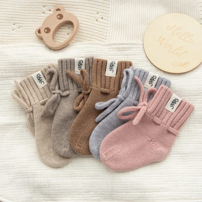 Merino wol slofjes