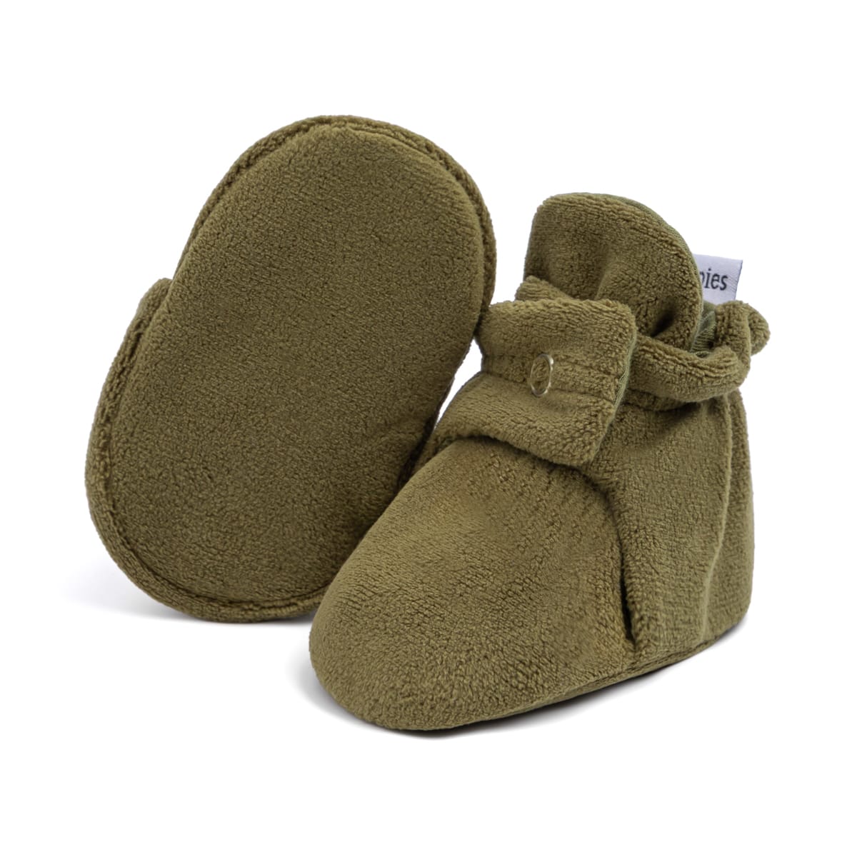 Zacht Babyslofje Fleece - Groen