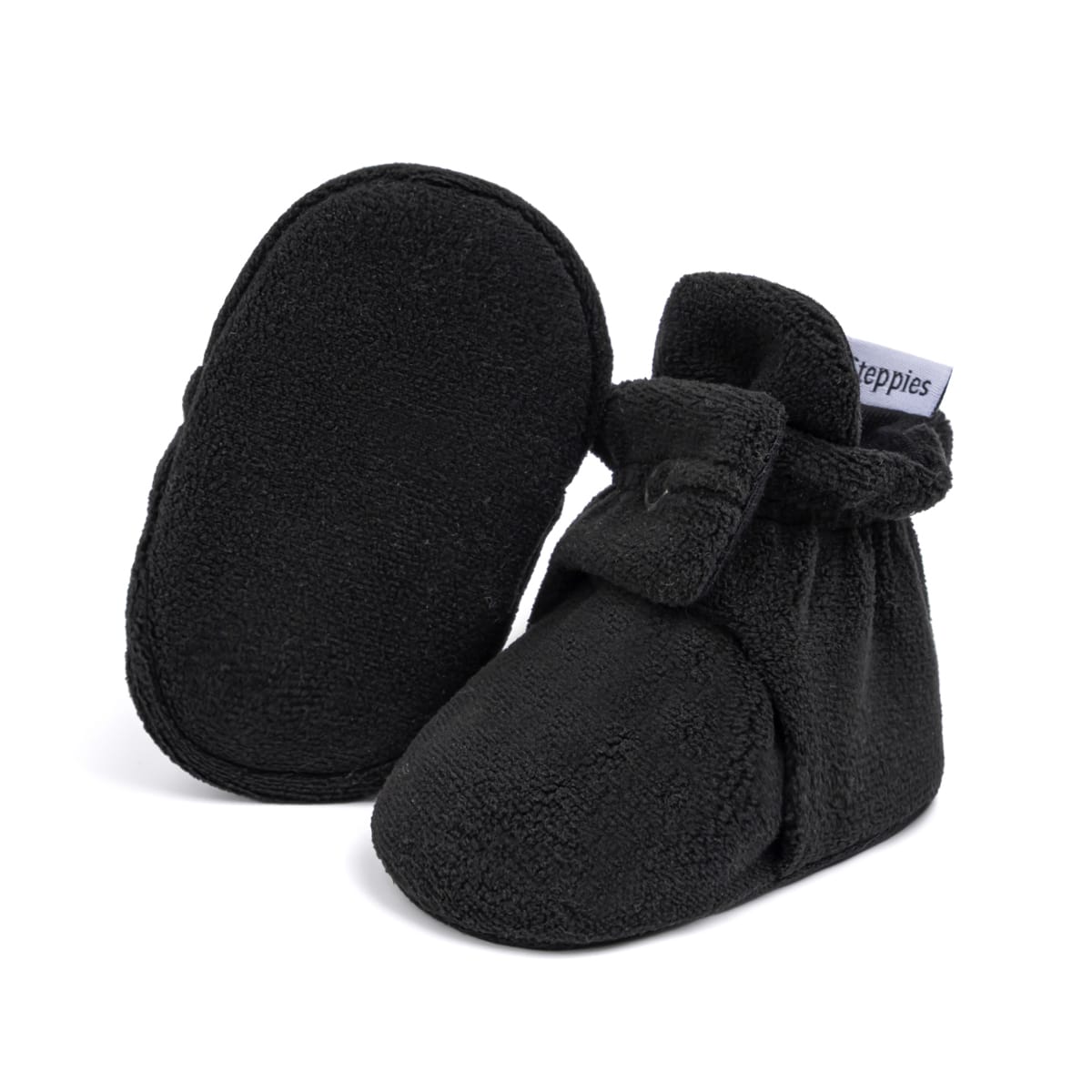 Zacht Babyslofje Fleece - Zwart
