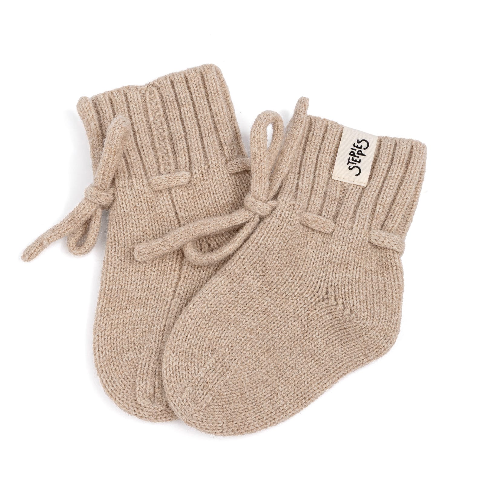 merino wol slofjes beige
