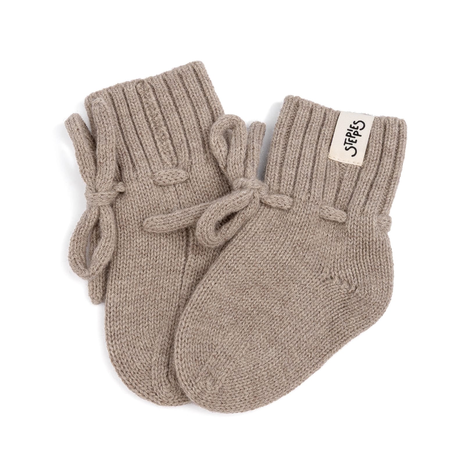 merino wol slofjes lichtbruin