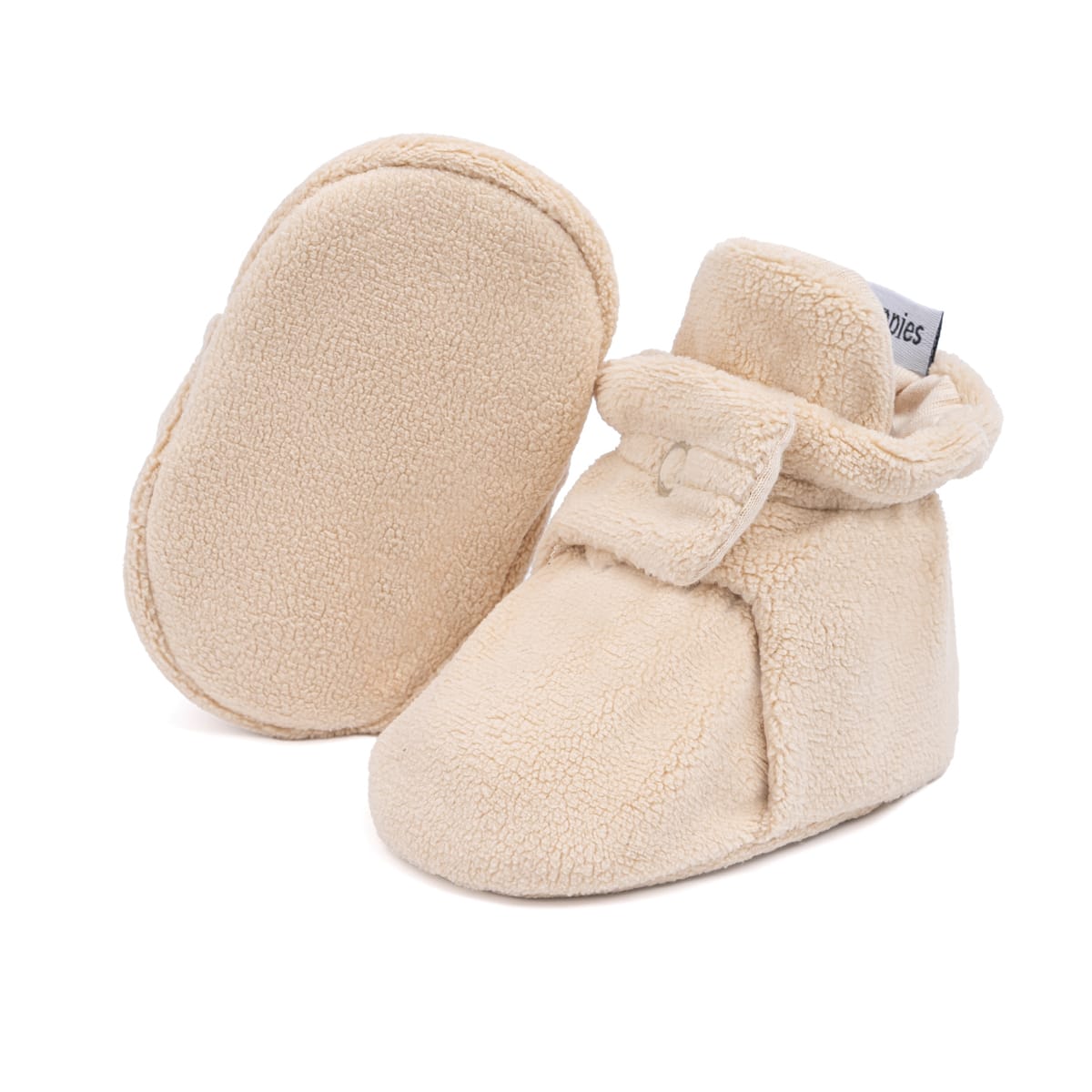Zacht Babyslofje Fleece - Beige