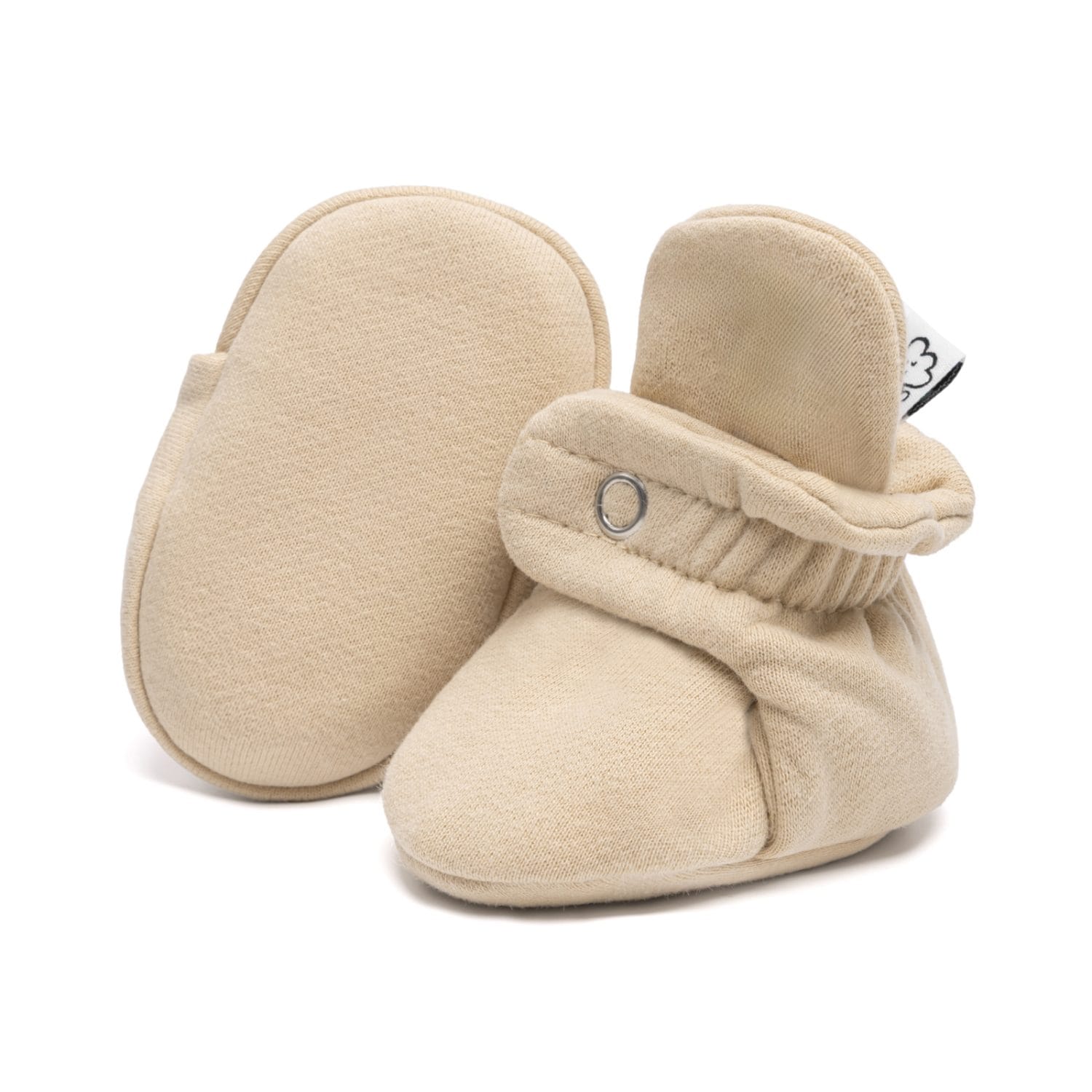 Babyslofjes katoen beige