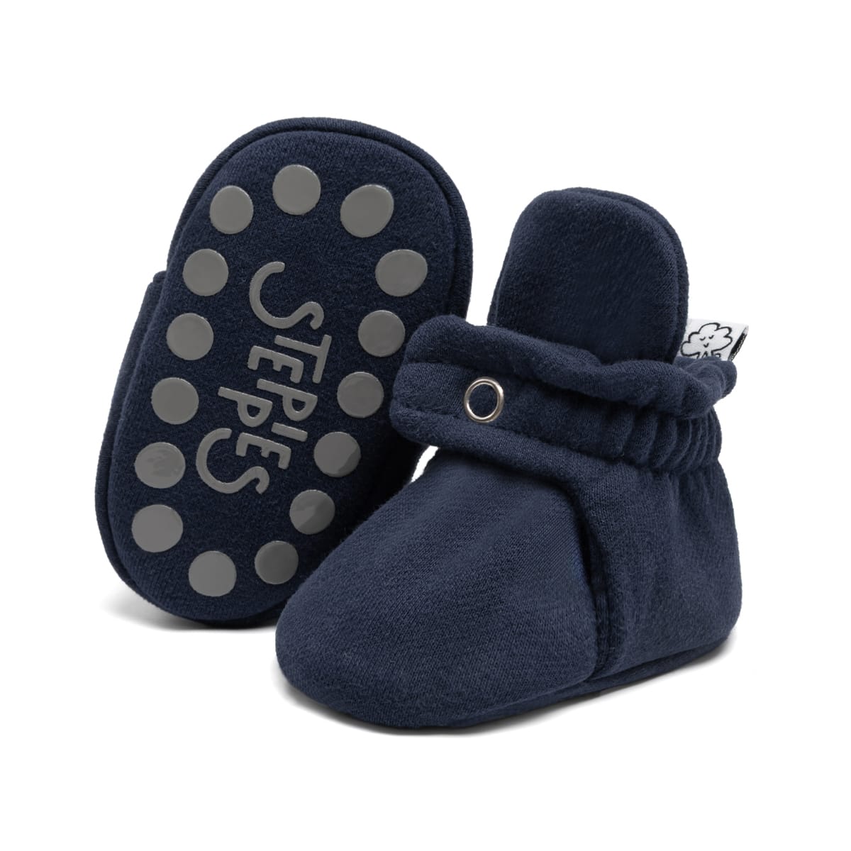 Zacht Babyslofje Katoen - Blauw
